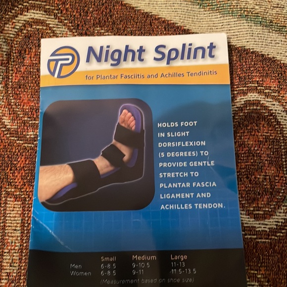 ProTec Athletics Night Splint Adult sz Snall Plantar Fasciitis Tendinitis … - Picture 2 of 5